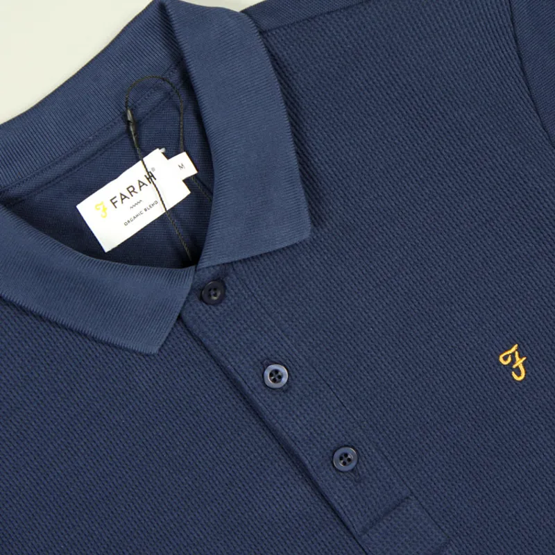 Farah Forster Polo Shirt - Indigo-1